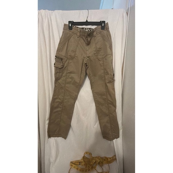 Natural Reflections Pants - Natural Reflection Khaki Cargo Pants Size 8
